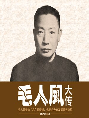 cover image of 毛人凤大传